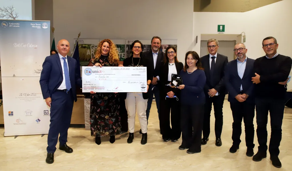 The Start Cup Catania 2021 final and the winning teams